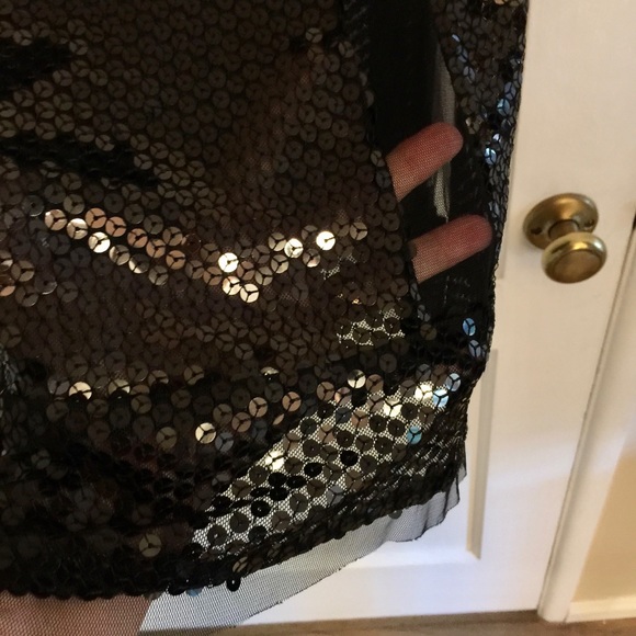 Black Sequined Dress - Picture 5 of 16